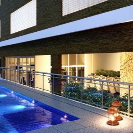 Apto Top Com Vista Pro Mar Em Condominio Completo Em Frente A Praia! Santos  Eksteriør bilde