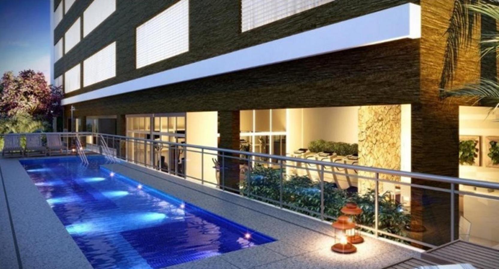Apto Top Com Vista Pro Mar Em Condominio Completo Em Frente A Praia! Santos  Eksteriør bilde